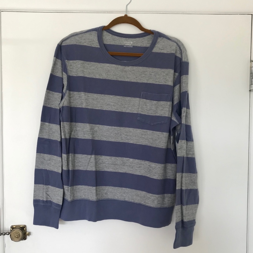 J Crew Striped Sweatshirt